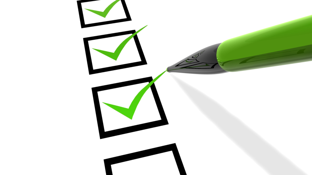 checklist conclusion