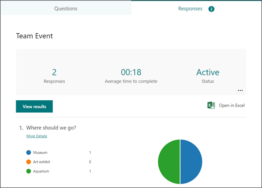 What Is Microsoft Forms? - Responses tab