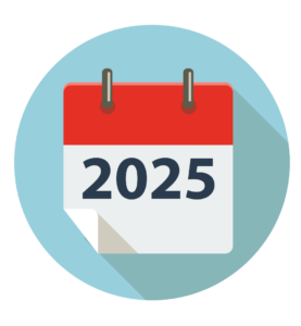 calendar showing 2025